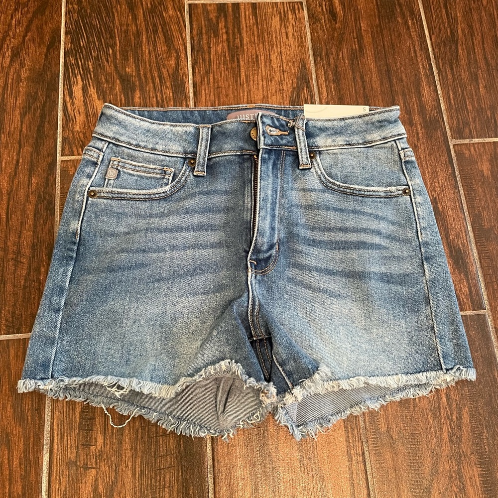 Just USA Hi Rise Denim Shorts NWT